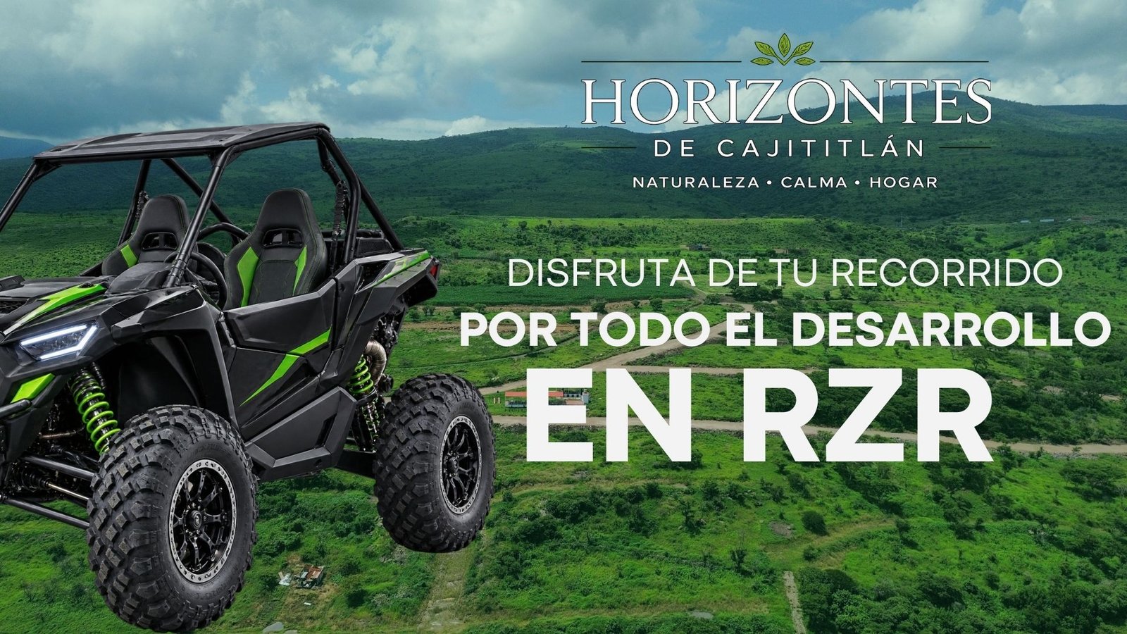 Recorrido en RZR por Horizontes de Cajititlán